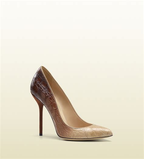 gucci pointed toe heels|Gucci high heels beige.